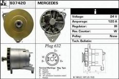 EDR 937420 - Генератор autospares.lv