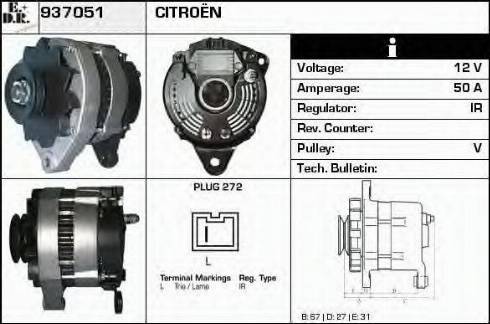 EDR 937051 - Генератор autospares.lv