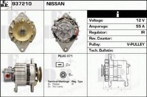 EDR 937210 - Генератор autospares.lv