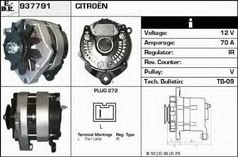 EDR 937791 - Генератор autospares.lv