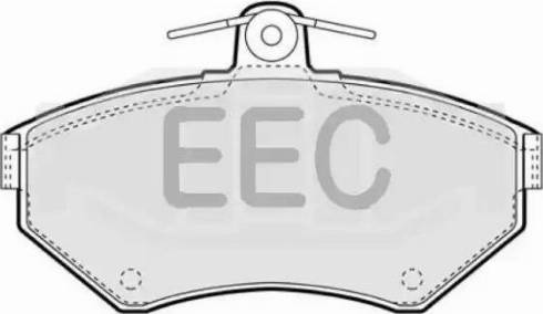 EEC BRP0961 - Тормозные колодки, дисковые, комплект autospares.lv