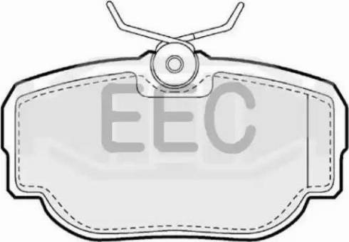EEC BRP0908 - Тормозные колодки, дисковые, комплект autospares.lv
