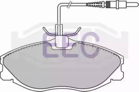 EEC BRP0902 - Тормозные колодки, дисковые, комплект autospares.lv