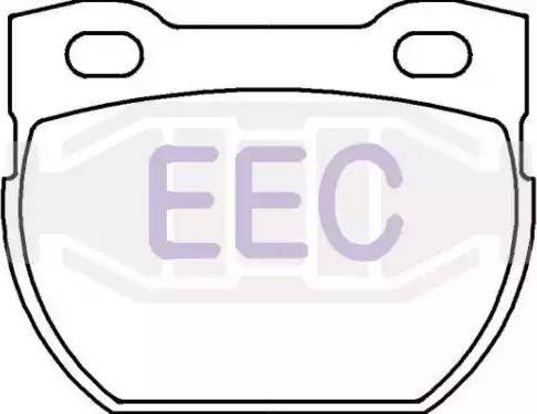 EEC BRP0907 - Тормозные колодки, дисковые, комплект autospares.lv