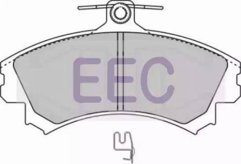 EEC BRP0912 - Тормозные колодки, дисковые, комплект autospares.lv