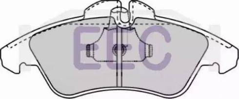 EEC BRP0921 - Тормозные колодки, дисковые, комплект autospares.lv