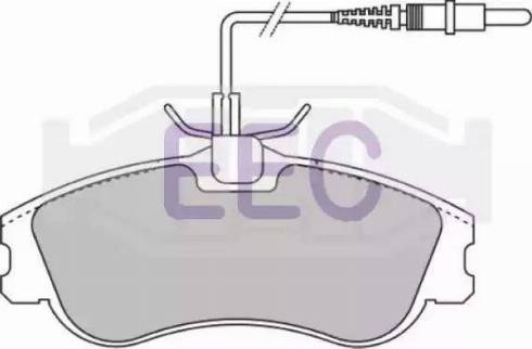 EEC BRP0970 - Тормозные колодки, дисковые, комплект autospares.lv