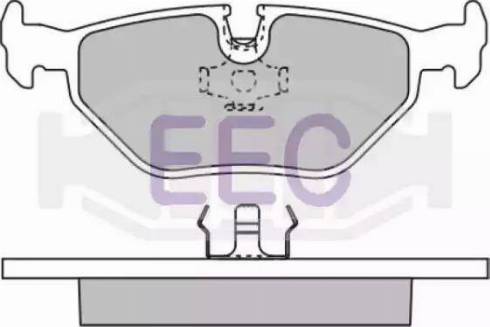 EEC BRP0590 - Тормозные колодки, дисковые, комплект autospares.lv