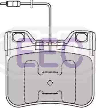 EEC BRP0516 - Тормозные колодки, дисковые, комплект autospares.lv