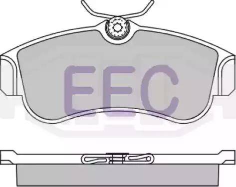 EEC BRP0692 - Тормозные колодки, дисковые, комплект autospares.lv