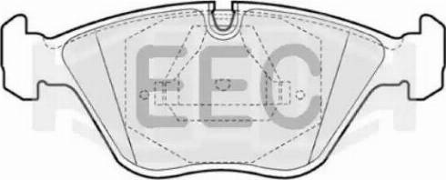 EEC BRP0655 - Тормозные колодки, дисковые, комплект autospares.lv