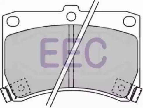 EEC BRP0684 - Тормозные колодки, дисковые, комплект autospares.lv