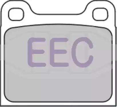 EEC BRP0121 - Тормозные колодки, дисковые, комплект autospares.lv