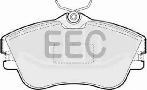EEC BRP0848 - Тормозные колодки, дисковые, комплект autospares.lv