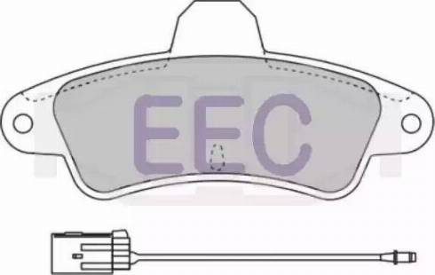 EEC BRP0807 - Тормозные колодки, дисковые, комплект autospares.lv