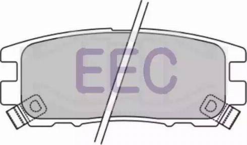 EEC BRP0794 - Тормозные колодки, дисковые, комплект autospares.lv