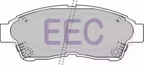 EEC BRP0792 - Тормозные колодки, дисковые, комплект autospares.lv