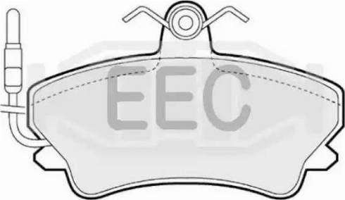 EEC BRP0764 - Тормозные колодки, дисковые, комплект autospares.lv