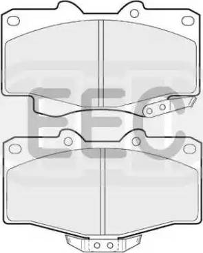 EEC BRP0703 - Тормозные колодки, дисковые, комплект autospares.lv