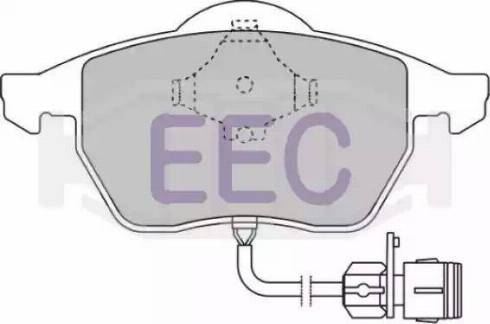 EEC BRP0789 - Тормозные колодки, дисковые, комплект autospares.lv