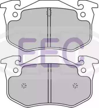 EEC BRP0771 - Тормозные колодки, дисковые, комплект autospares.lv