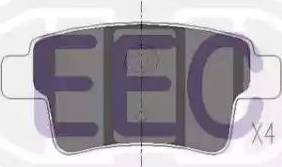 EEC BRP1526 - Тормозные колодки, дисковые, комплект autospares.lv