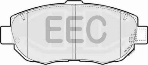 EEC BRP1096 - Тормозные колодки, дисковые, комплект autospares.lv