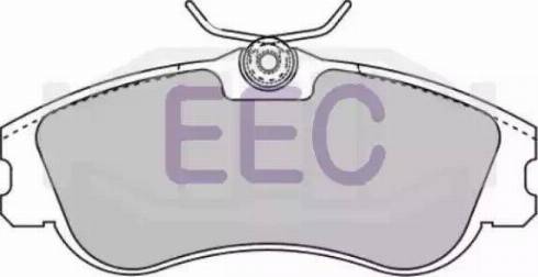 EEC BRP1001 - Тормозные колодки, дисковые, комплект autospares.lv