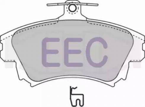 EEC BRP1084 - Тормозные колодки, дисковые, комплект autospares.lv