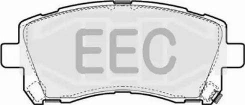 EEC BRP1070 - Тормозные колодки, дисковые, комплект autospares.lv