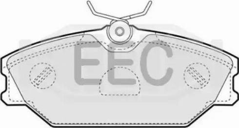 EEC BRP1141 - Тормозные колодки, дисковые, комплект autospares.lv