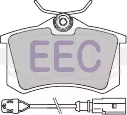 EEC BRP1157 - Тормозные колодки, дисковые, комплект autospares.lv