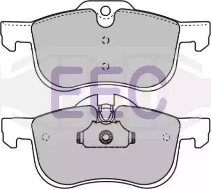 EEC BRP1120 - Тормозные колодки, дисковые, комплект autospares.lv