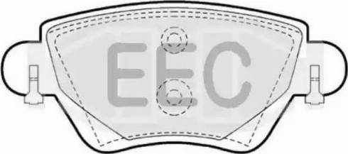 EEC BRP1175 - Тормозные колодки, дисковые, комплект autospares.lv