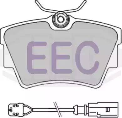 EEC BRP1340 - Тормозные колодки, дисковые, комплект autospares.lv