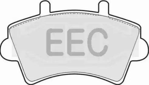 EEC BRP1204 - Тормозные колодки, дисковые, комплект autospares.lv