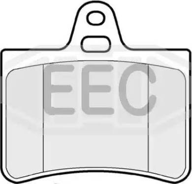 EEC BRP1233 - Тормозные колодки, дисковые, комплект autospares.lv