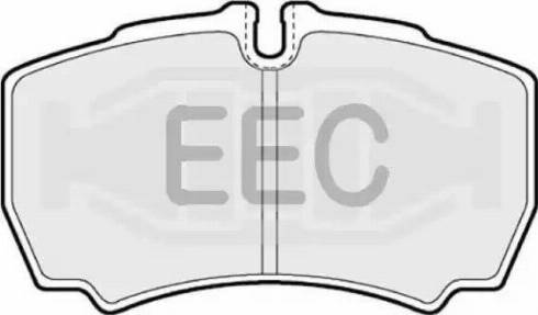 EEC BRP1277 - Тормозные колодки, дисковые, комплект autospares.lv