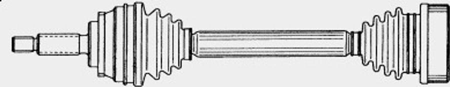 EKG 923543 - Приводной вал autospares.lv