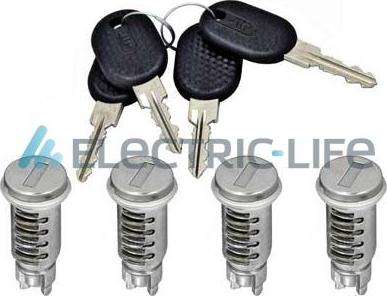 Electric Life ZR801219 - Цилиндр замка autospares.lv