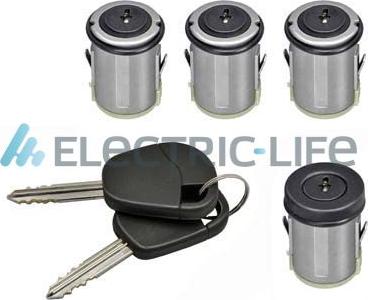 Electric Life ZR801221 - Цилиндр замка autospares.lv