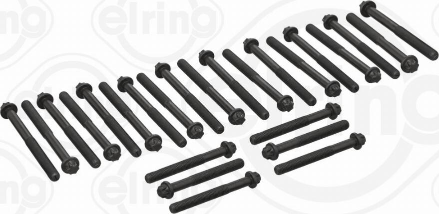 Elring 908.350 - Комплект болтов головки цилиндра autospares.lv