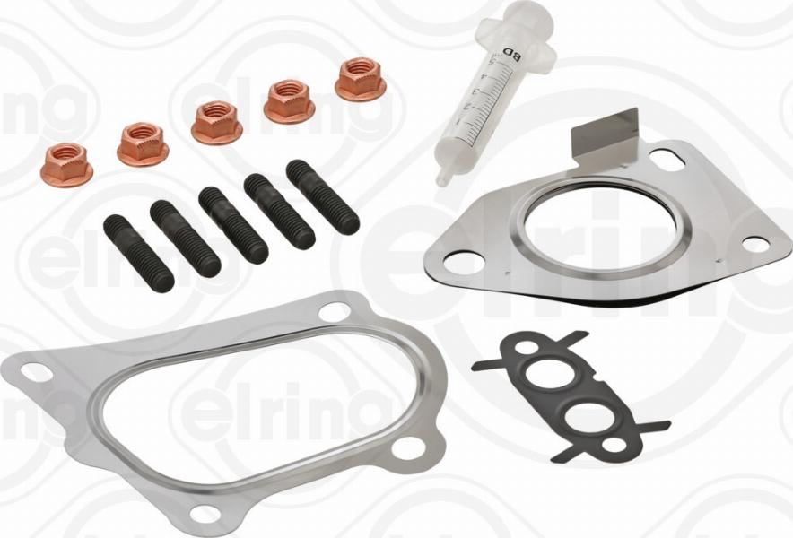 Elring 846.620 - Установочный комплект, турбокомпрессор autospares.lv