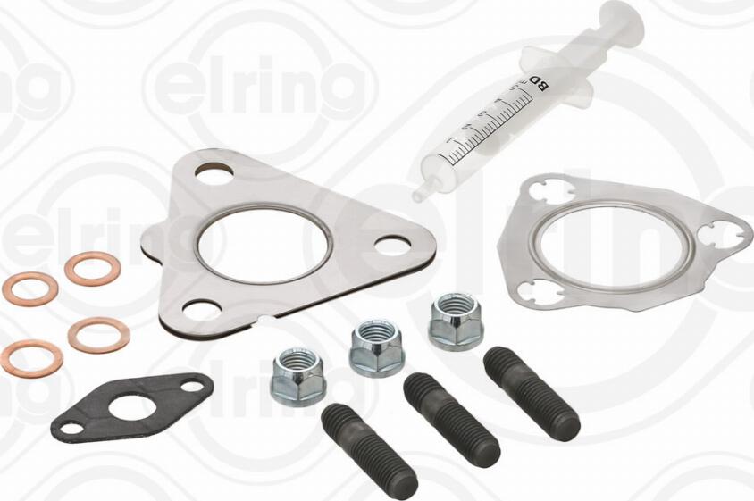 Elring 790.190 - Установочный комплект, турбокомпрессор autospares.lv