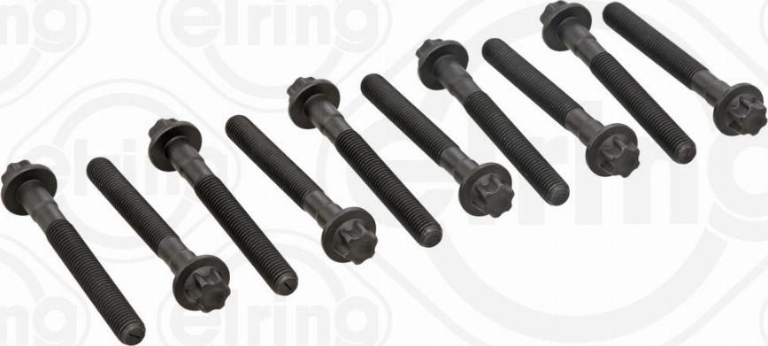 Elring 760.090 - Комплект болтов головки цилиндра autospares.lv