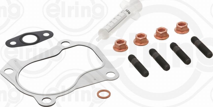 Elring 703.970 - Установочный комплект, турбокомпрессор autospares.lv