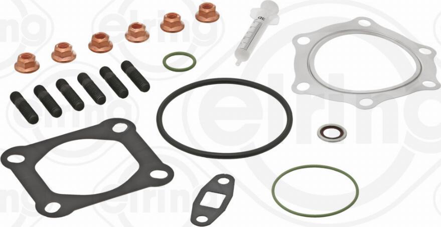 Elring 716.080 - Установочный комплект, турбокомпрессор autospares.lv