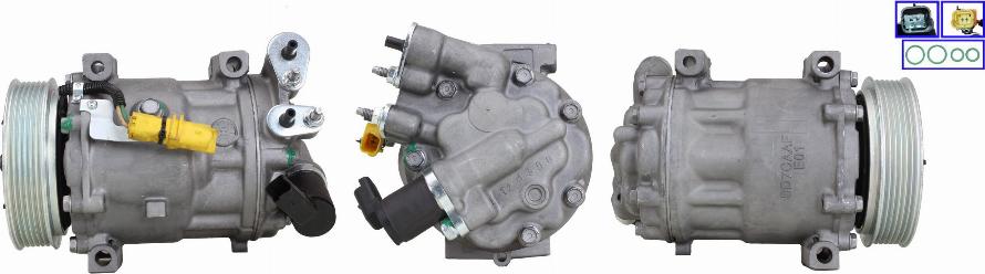 Elstock 51-1527 - Компрессор кондиционера autospares.lv