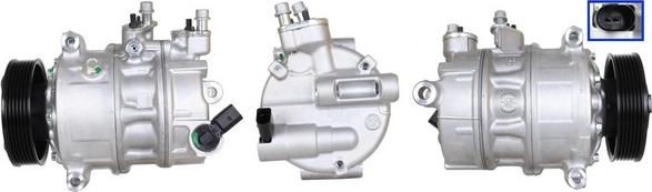 Elstock 51-1158 - Компрессор кондиционера autospares.lv