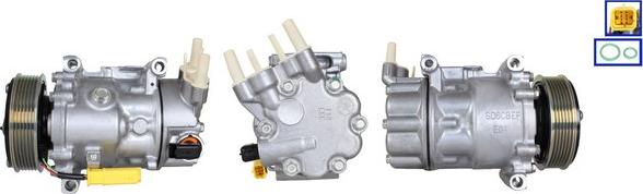 Elstock 51-1176 - Компрессор кондиционера autospares.lv